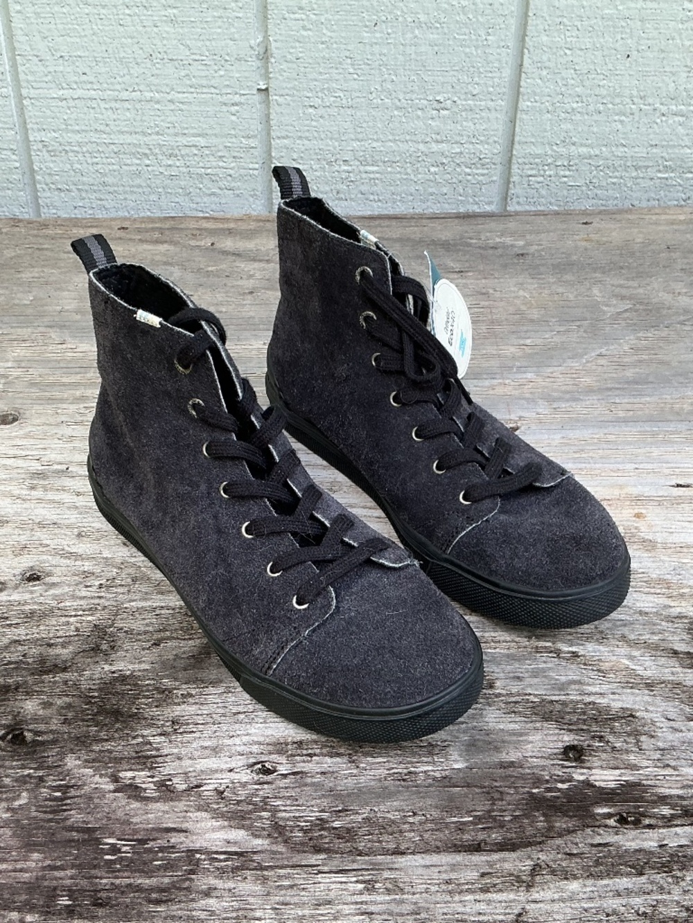 Toms Ortholite Eco suede BOOTIES travel lite high